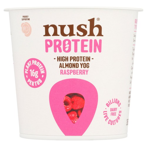 Nush Protein Raspberry Almond Milk Yog