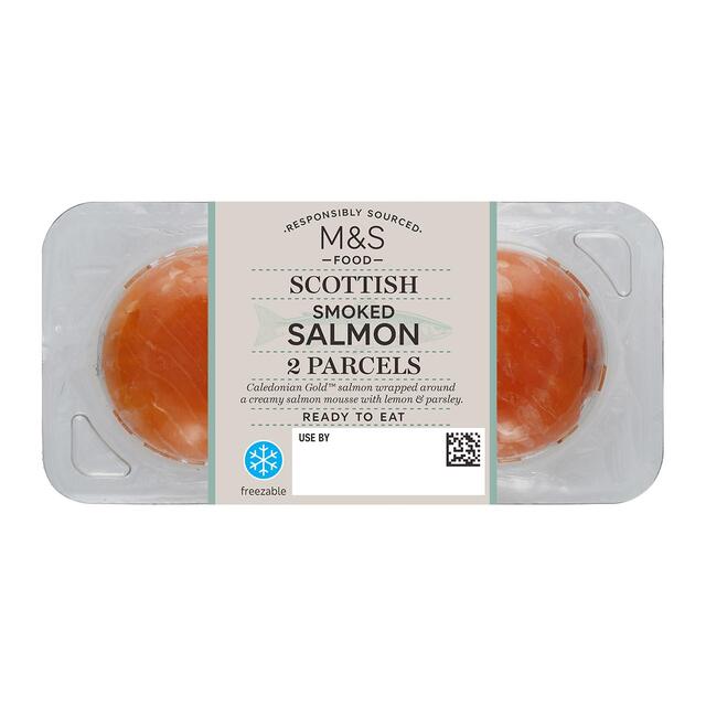 M&S Smoked Salmon Parcels thumbnail 2