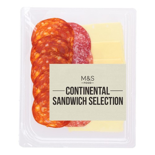 M&S Gouda Cheese, Chorizo & Salami Sandwich Selection