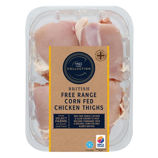 M&S Select Farms Free Range Chicken Thighs Skinless & Boneless