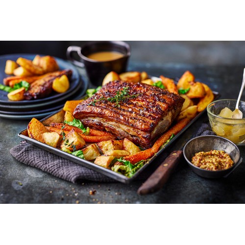 M&S Heritage Gold British Outdoor Bred Salt & Pepper Pork Belly Joint thumbnail 4