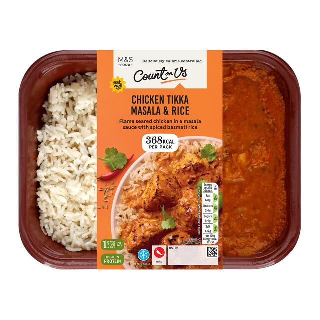 M&S Count On Us Chicken Tikka Masala & Rice thumbnail 2