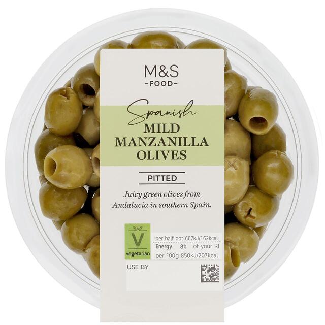 M&S Spanish Pitted Mild Manzanilla Olives thumbnail 3