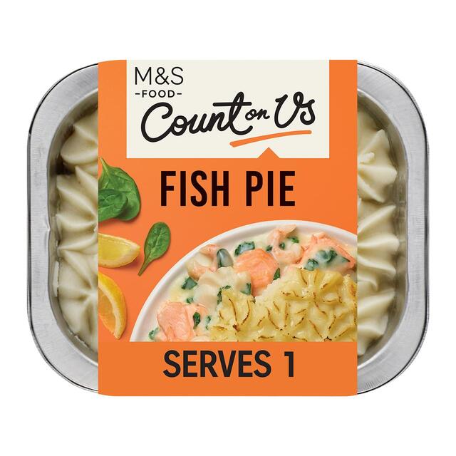 M&S Count On Us Fish Pie