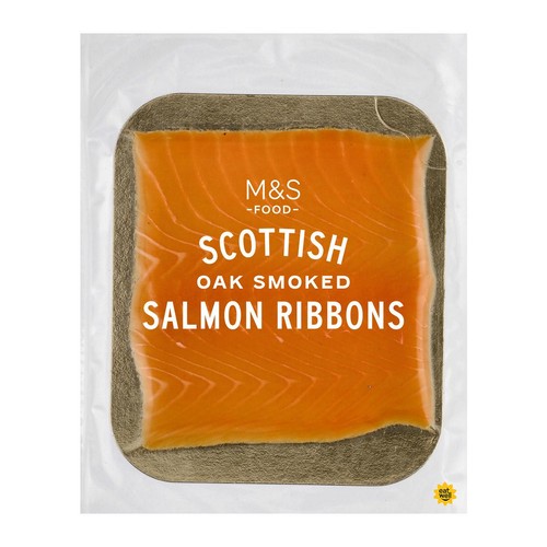 M&S Scottish Oak Smoked Salmon Ribbons
