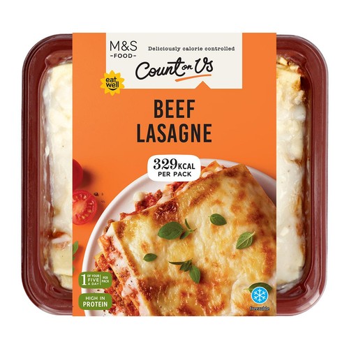 M&S Count On Us Beef Lasagne