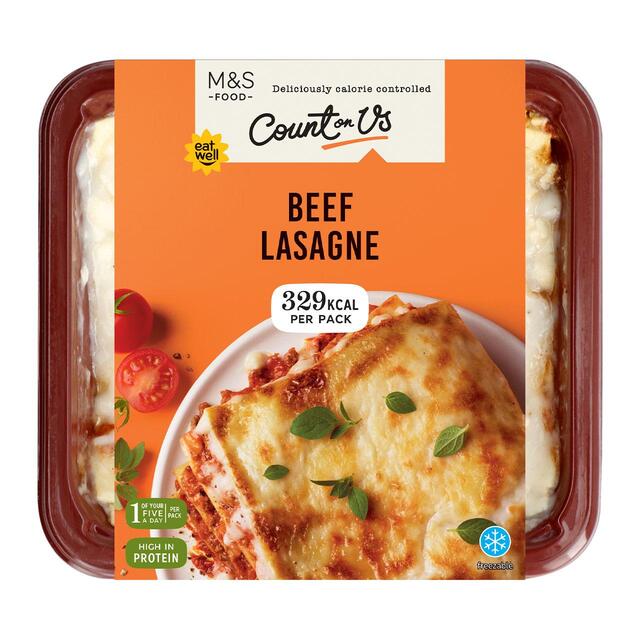 M&S Count On Us Beef Lasagne