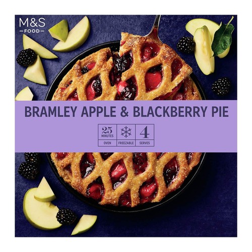 M&S Apple & Blackberry Puff Pastry Pie