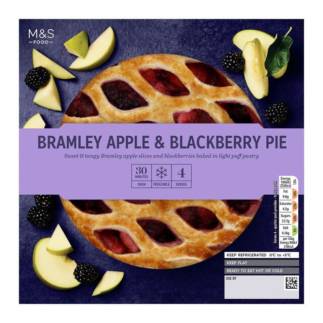 M&S Apple & Blackberry Puff Pastry Pie thumbnail 2