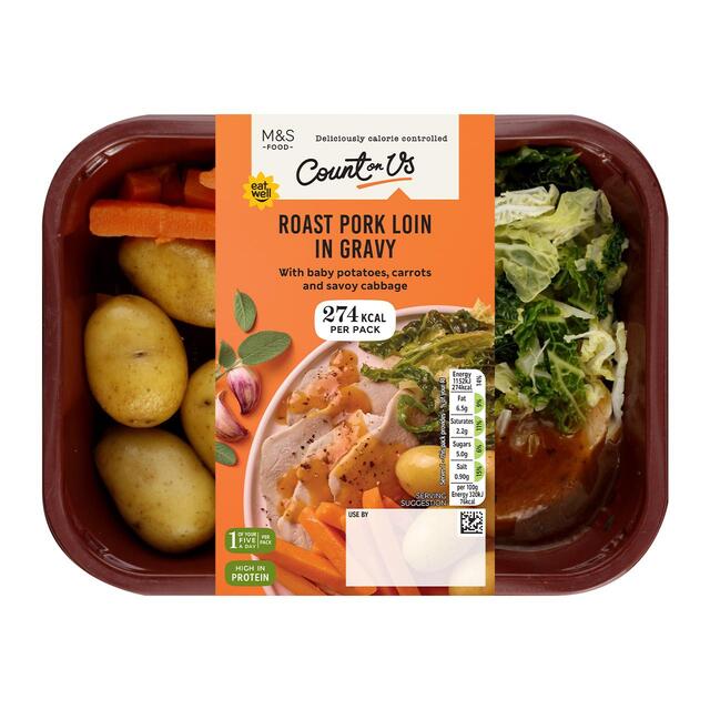 M&S Count On Us Roast Pork Loin in Gravy thumbnail 2