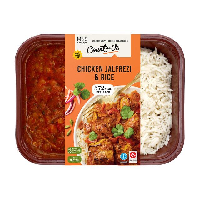 M&S Count On Us Chicken Jalfrezi with Rice