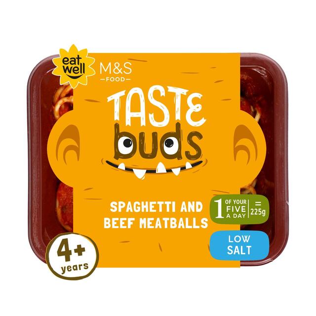 M&S Taste Buds Spaghetti & Beef Meatballs in Tomato Sauce