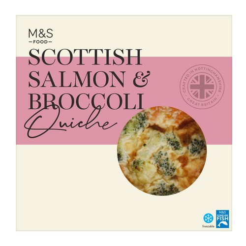 M&S Scottish Salmon & Broccoli Quiche