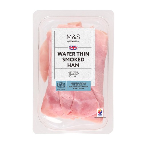M&S British Wafer Thin Smoked Ham