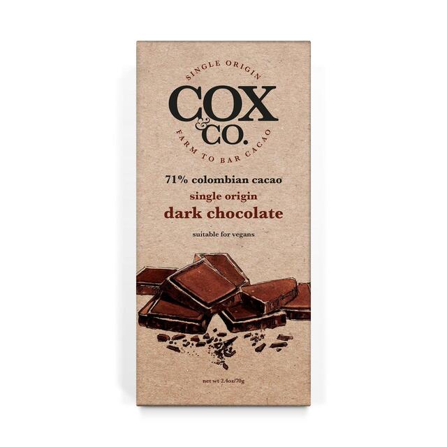 Cox & Co. 71% Dark Chocolate Bar