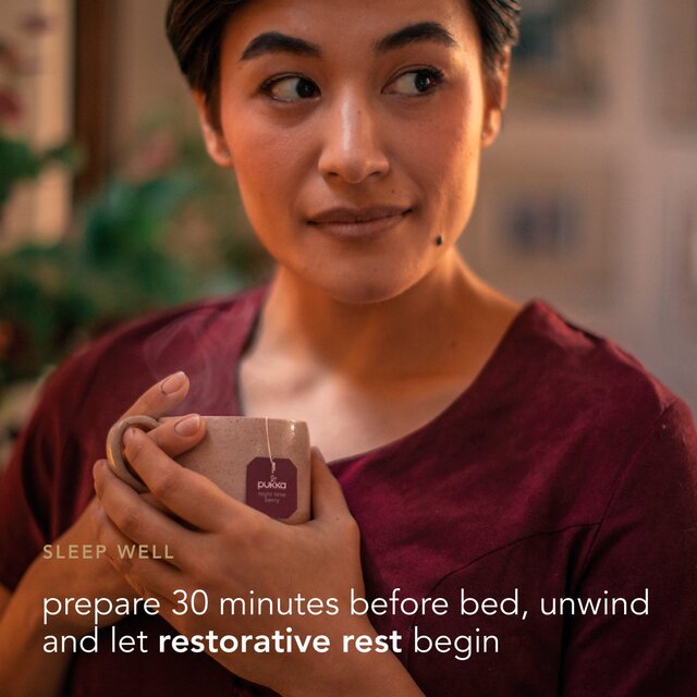 Pukka Organic Night Time Berry Herbal Tea x20 Compostable Sleep Tea Bags thumbnail 7