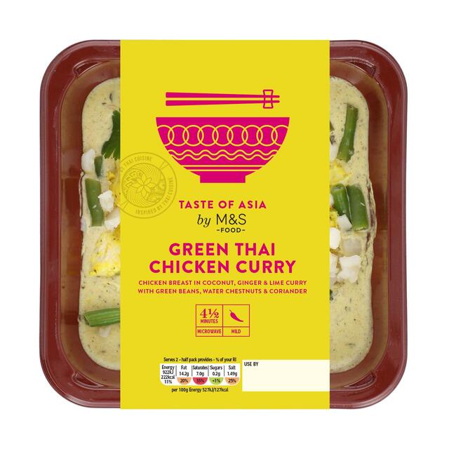 M&S Green Thai Chicken Curry - Taste of Asia thumbnail 2