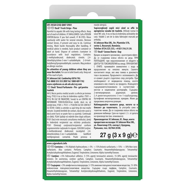 Duck Toilet Fresh Strips Pine thumbnail 2