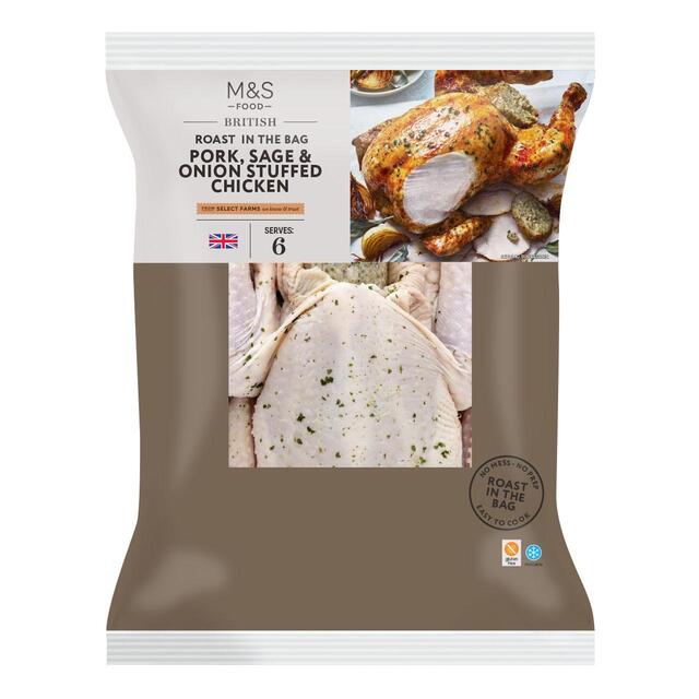 M&S British Ready To Cook Chicken Stuffed with Pork, Sage & Onion