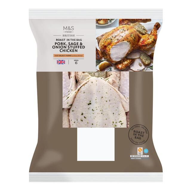 M&S British Ready To Cook Chicken Stuffed with Pork, Sage & Onion thumbnail 2