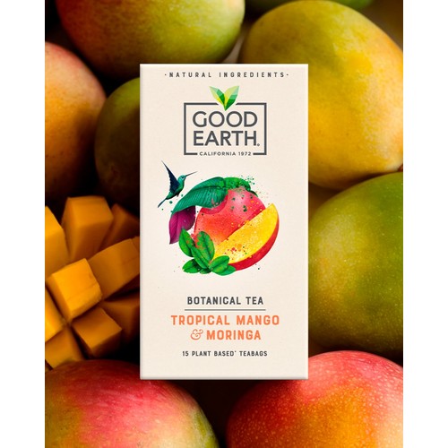Good Earth Teabags Tropical Moringa Mango thumbnail 3
