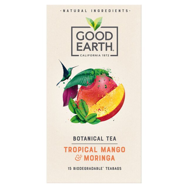 Good Earth Teabags Tropical Moringa Mango thumbnail 2