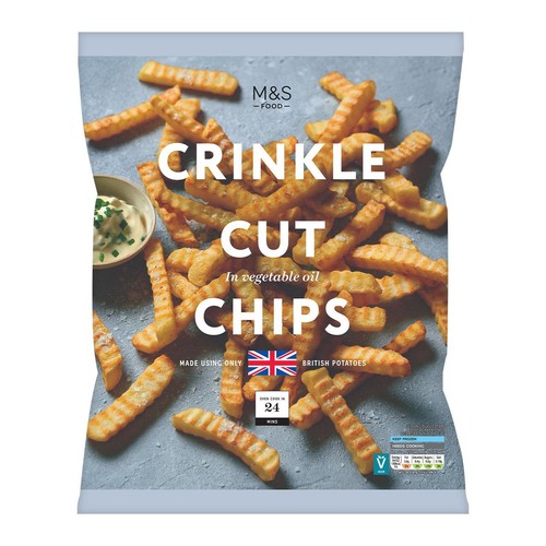 M&S British Crinkle Cut Chips Frozen thumbnail 2
