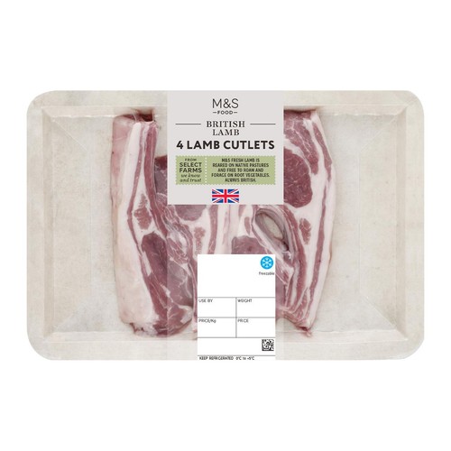 M&S 4 Lamb Cutlets thumbnail 2
