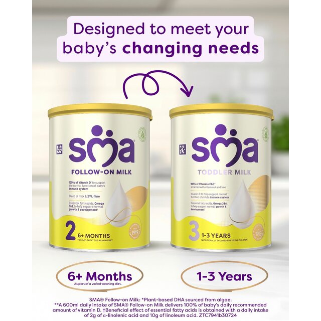 SMA Pro 2 Follow-on Milk Powder, 6 mths+ thumbnail 2