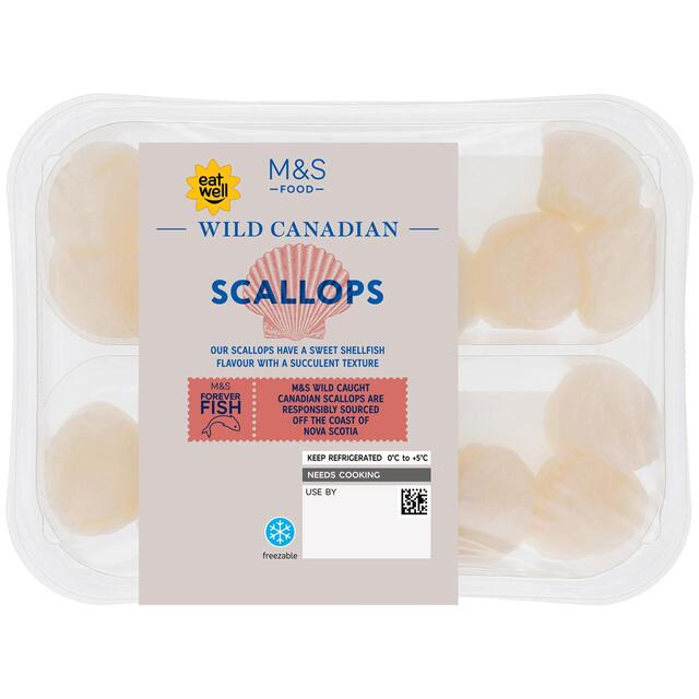 M&S Wild Atlantic Scallops