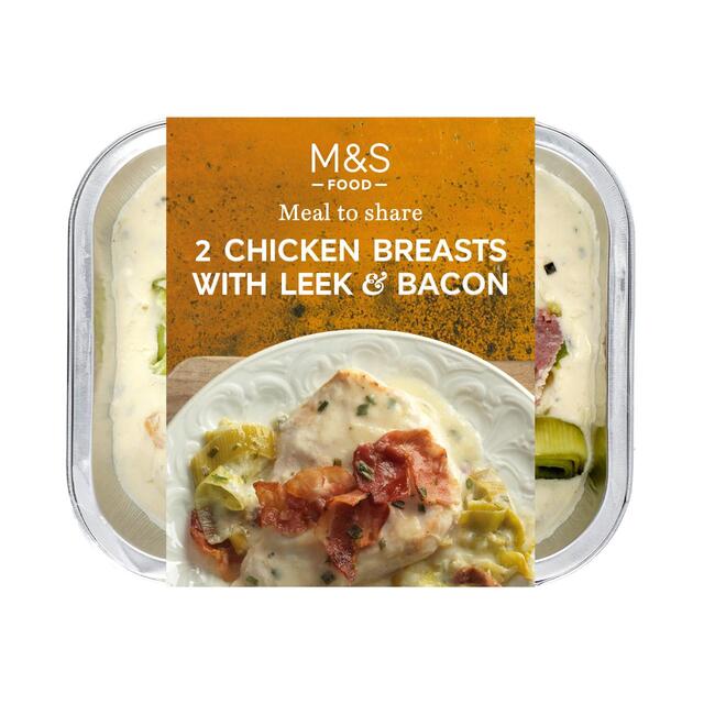M&S 2 Chicken Breasts with Leek & Bacon
