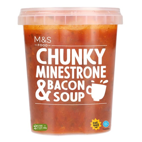 M&S Chunky Minestrone Soup with Bacon