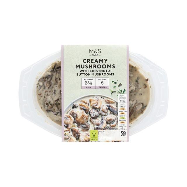 M&S Creamy Mushrooms
