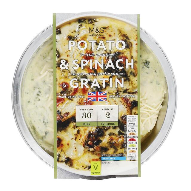 M&S Potato & Spinach Gratin