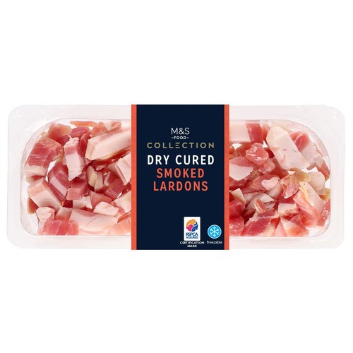 M&S Collection British Outdoor Bred Dry Cured Smoked Bacon Lardons
