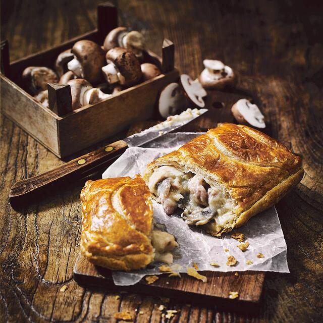 M&S 2 Chicken & Mushroom Pastry Slices thumbnail 3