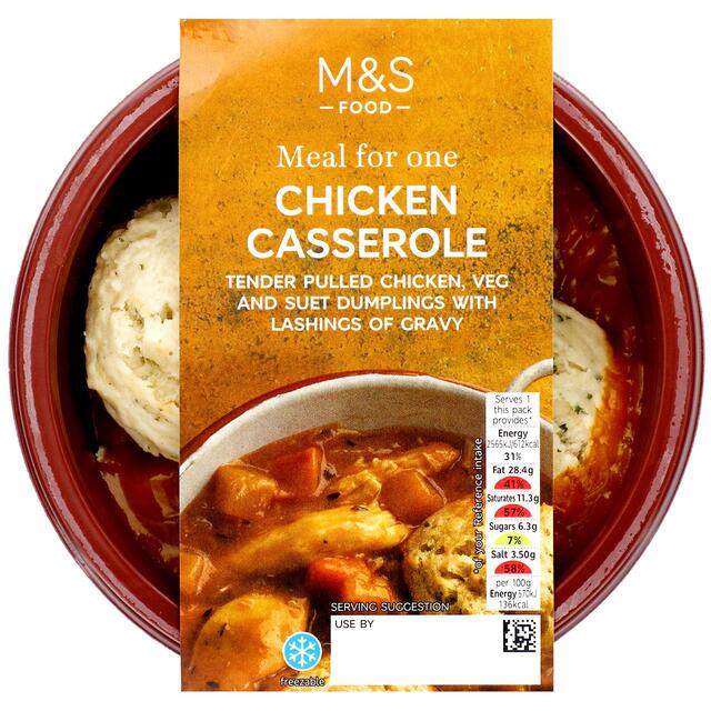 M&S Chicken Casserole with Dumplings