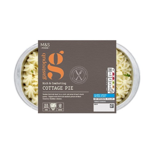 M&S Gastropub Cottage Pie Main for Two