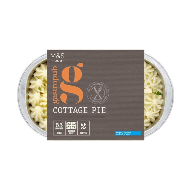 M&S Gastropub Cottage Pie Main for Two