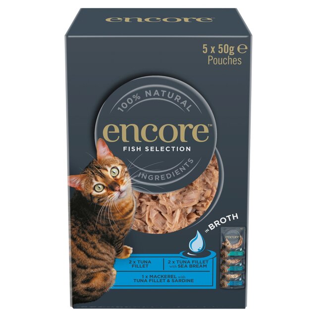 Encore Cat Broth Pouch Fish Selection