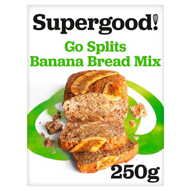 Supergood! Bakery Gluten Free & Vegan Go Splits Banana Bread Mix
