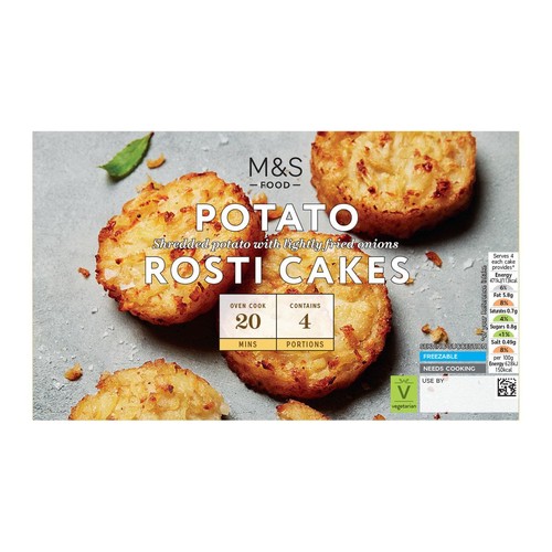 M&S 4 Potato Rosti Cakes thumbnail 3