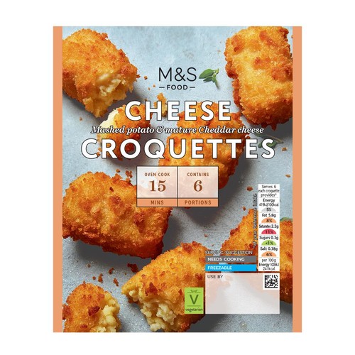 M&S 6 Cheddar Cheese Croquettes thumbnail 2