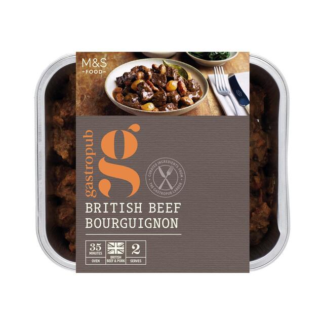 M&S Gastropub Beef Bourguignon Main for Two