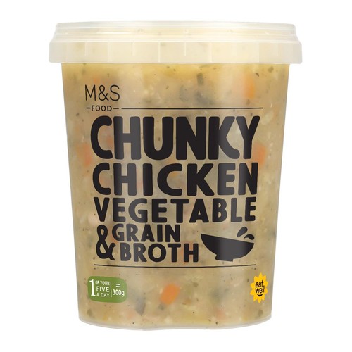 M&S Chunky Chicken & Grains Soup