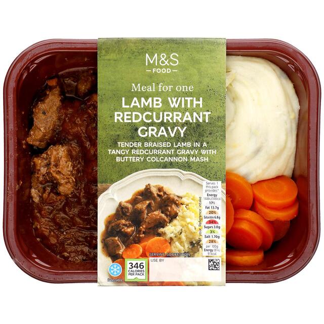 M&S Lamb with Redcurrant Gravy & Mash
