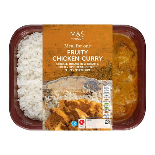 M&S Fruity Chicken Curry with Rice thumbnail 2
