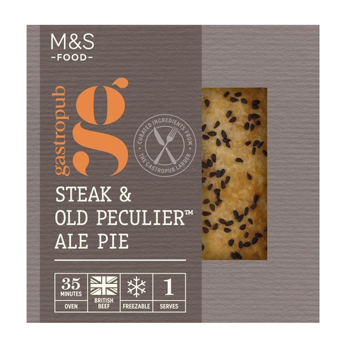 M&S Gastropub Steak & Ale Pie for One
