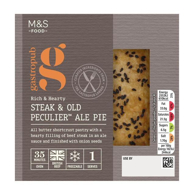 M&S Gastropub Steak & Ale Pie for One thumbnail 2