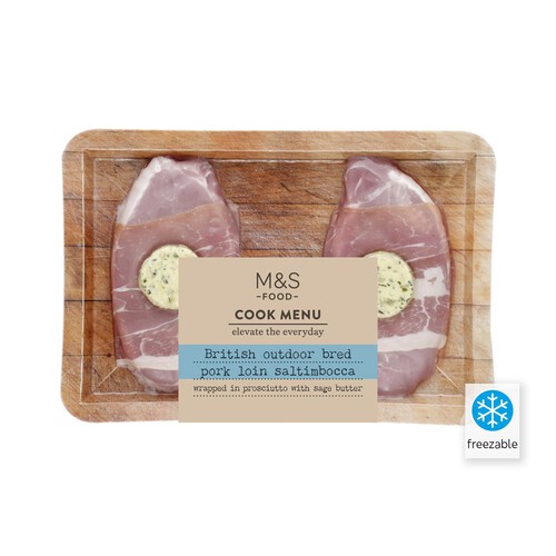 M&S Cook Menu Pork Saltimbocca
